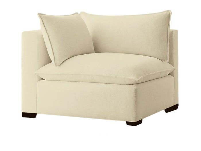Organic Sofa Modular Corner Chair - Ready Made - Natural Cotton SOFA103