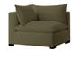 Organic Sofa Modular Corner Chair - Ready Made - Olive Wool