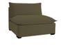 Organic Sofa Modular Chair - Ready Made - Olive Wool