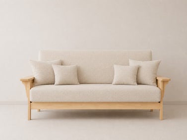 Flax - Woven Cotton Futon Cover 