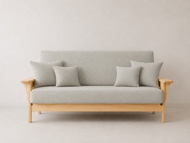 Granite - Woven Cotton Futon Cover