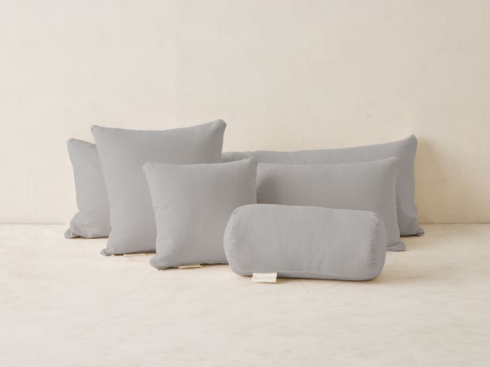 Woven Cotton Granite Throw Pillows