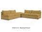Organic Armless 3 Piece Sofa Modular - Custom Modern Modular Sectional Sofa Bed - Modular Sectional Sofa Furniture - The Futon Shop