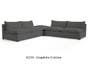 Organic Armless 3 Piece Sofa Modular - Custom Modern Modular Sectional Sofa Bed - Modular Sectional Sofa Furniture - The Futon Shop