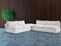 Organic Armless 3 Piece Sofa Modular - Custom Modern Modular Sectional Sofa Bed - Modular Sectional Sofa Furniture - The Futon Shop