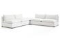 Organic Armless 3 Piece Sofa Modular - Custom Modern Modular Sectional Sofa Bed - Modular Sectional Sofa Furniture - The Futon Shop
