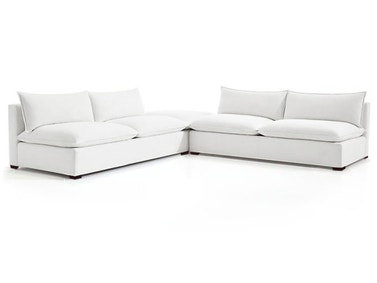 Organic Armless 3 Piece Modular Sofa - Custom Made To&#