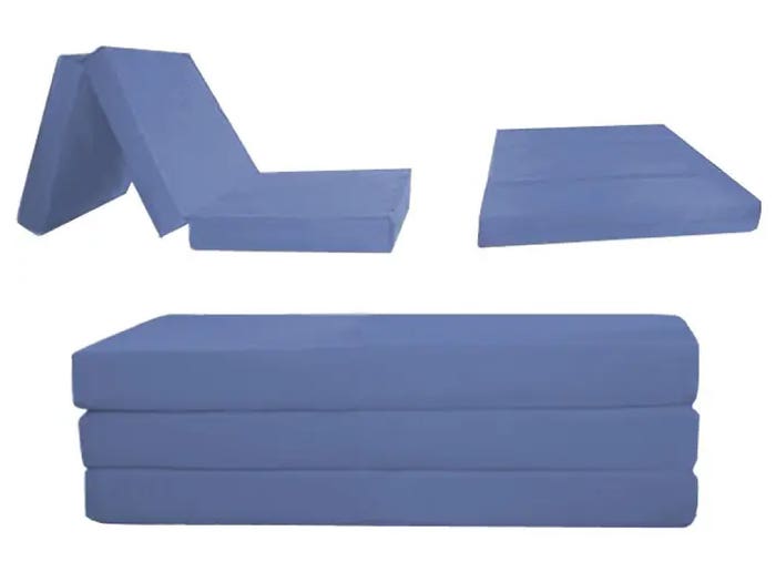 3.5 inch Shikibuton - Tri Fold Floor Mattress - High Resilient Foam Core