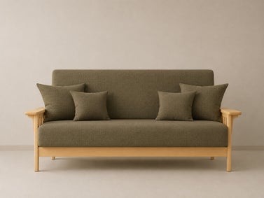 BEEFY BULL SADDLE TAN FUTON COVER FA822H