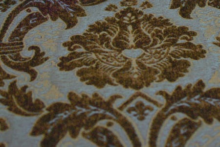 Gibraltar Dark Brown Patterned Chenille Futon Cover Full Double