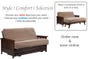 Denali_Wallhugger_Loveseat_Futon_Frame_Dark_Cherry
