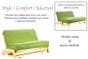 Dillon_Wallhugger_Loveseat_Futon_Frame_Maple