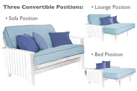 Key_West_Wood_Loveseat_Futon_Frame_White