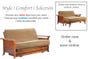 Lexington_Wallhugger_Loveseat_Futon_Frame_Cherry