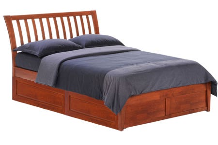 Nutmeg_Platform_Storage_Bed_Frame_Cherry_K_Series