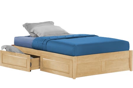 Poppy_Platform_Storage_Bed_Frame_Maple_K_Series