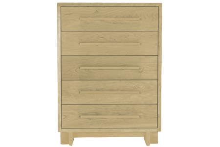 Skyline_maple_5_drawer_chest
