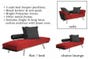 Spacely_Daybed_Lounger_Futon_Frame_Red_Set