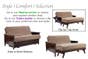 Tiro_Wallhugger_Loveseat_Futon_Frame_Dark_Cherry