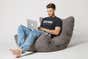 Ambient Lounge Acoustic Chair Sofa Lounger Luscious Grey