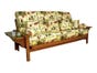 Akida Wood Futon Frame in Honey Oak Finish 