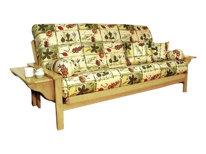 Akida Wood Futon Frame in Natural Finish 