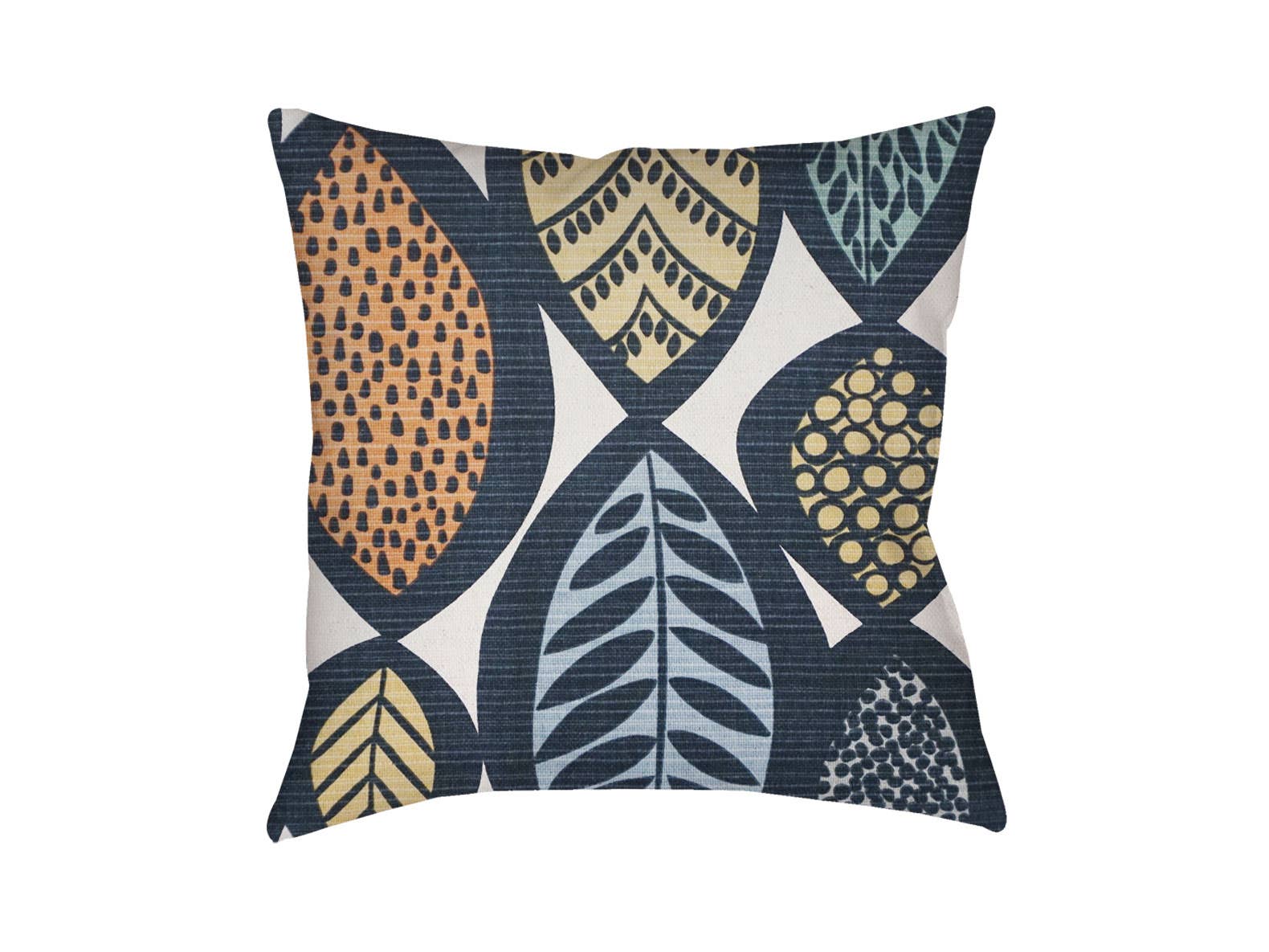 Amanda Mineral Natural Kapok Throw Pillow