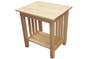 maple amish end table