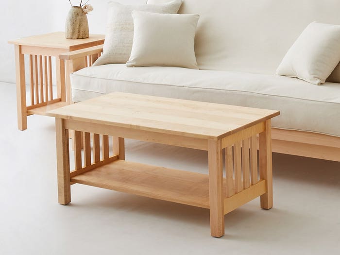 Amish Solid Wood Chemical Free Coffee Table