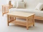 Amish Solid Wood Chemical Free Coffee Table