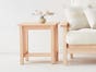 Amish Solid Wood Chemical Free End Table