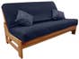 No Arm Full Double Cornerstone Wood Amish Shaker Futon Package