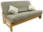 No Arm Full Double Cornerstone Wood Amish Shaker Futon Package