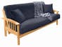 Bent Arm Full Double Cornerstone Wood Amish Shaker Futon Package