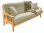 Bent Arm Queen Cornerstone Wood Amish Shaker Futon Package