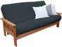 Flat Arm Queen Cornerstone Wood Amish Shaker Futon Package