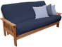 Flat Arm Queen Cornerstone Wood Amish Shaker Futon Package