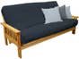 Flat Arm Full Double Cornerstone Wood Amish Shaker Futon Package