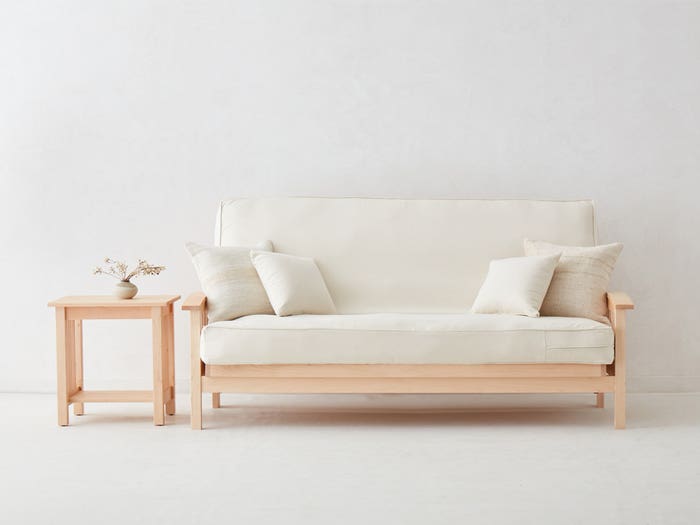 Cornerstone Wood Bent Arm Mission Amish Futon Frame