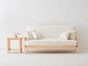 Cornerstone Wood Bent Arm Mission Amish Futon Frame