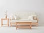 Cornerstone Wood Flat Arm Shaker Amish Futon Frame