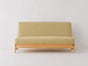 No Arm Cornerstone Wood Amish Shaker Futon Package