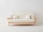 Cornerstone Wood Wide Flat Arm Shaker Amish Futon Frame