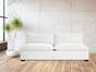 Organic Armless Loveseat Modular