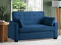 Augustine Blue Space Saving Full Or Queen Size Modern Sofa Bed