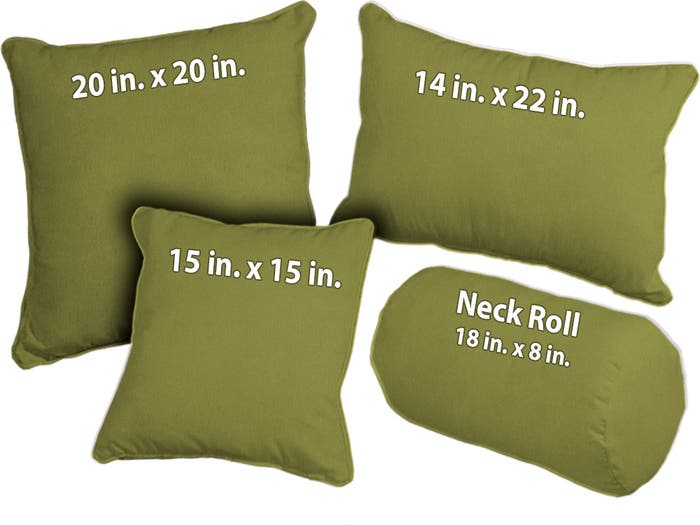 Avocado Velvet Microfiber Throw Pillows