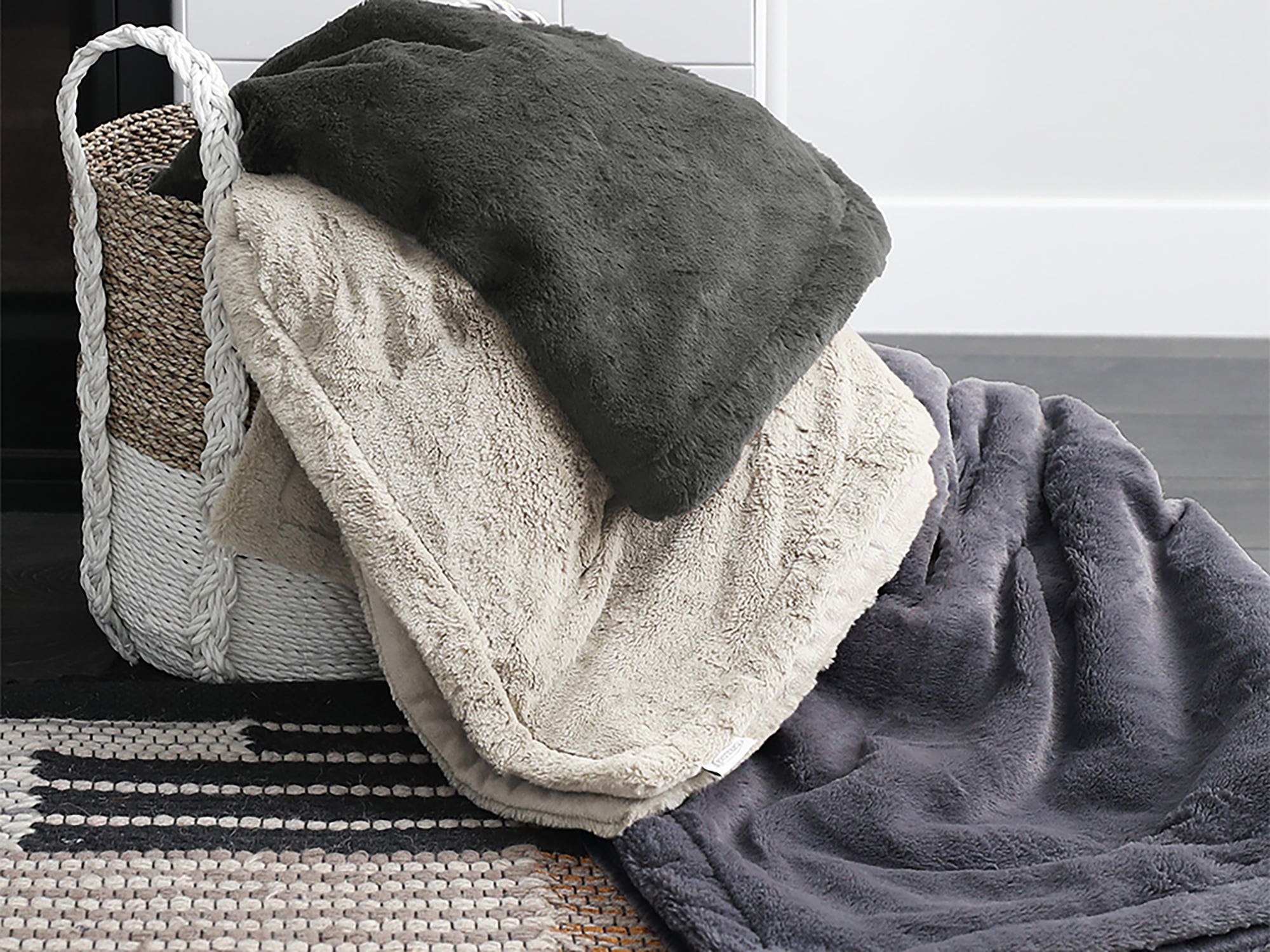 Bamboo wool blanket sales