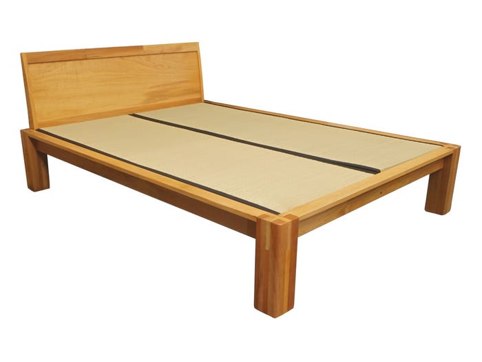 Tatami Bed Natural Solid Headboard