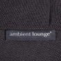 Ambient Lounge Wing Ottoman Black Sapphire