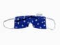 Double Layer Mulberry Silk Face Mask With Organic Cotton Blue Dots Print
